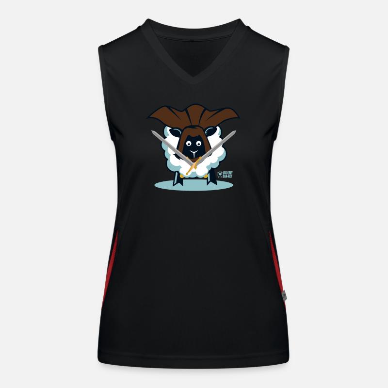 Ewe a Warrior? Women's Functional Contrast Tank Top