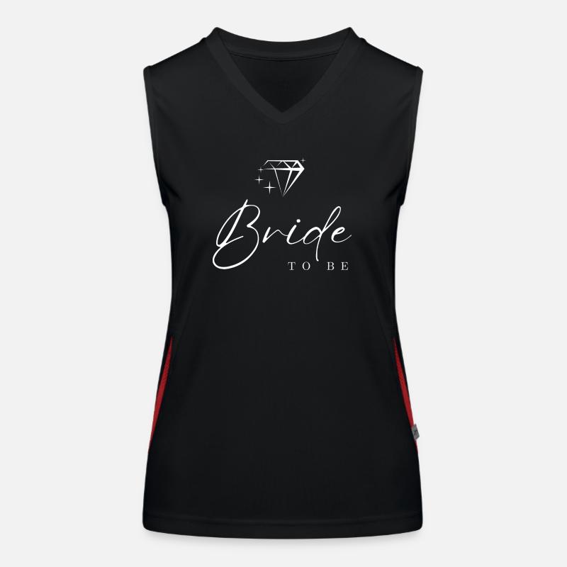 Bride to be - Junggesellinnenabschied Funktionelles Kontrast-Tank Top für Frauen