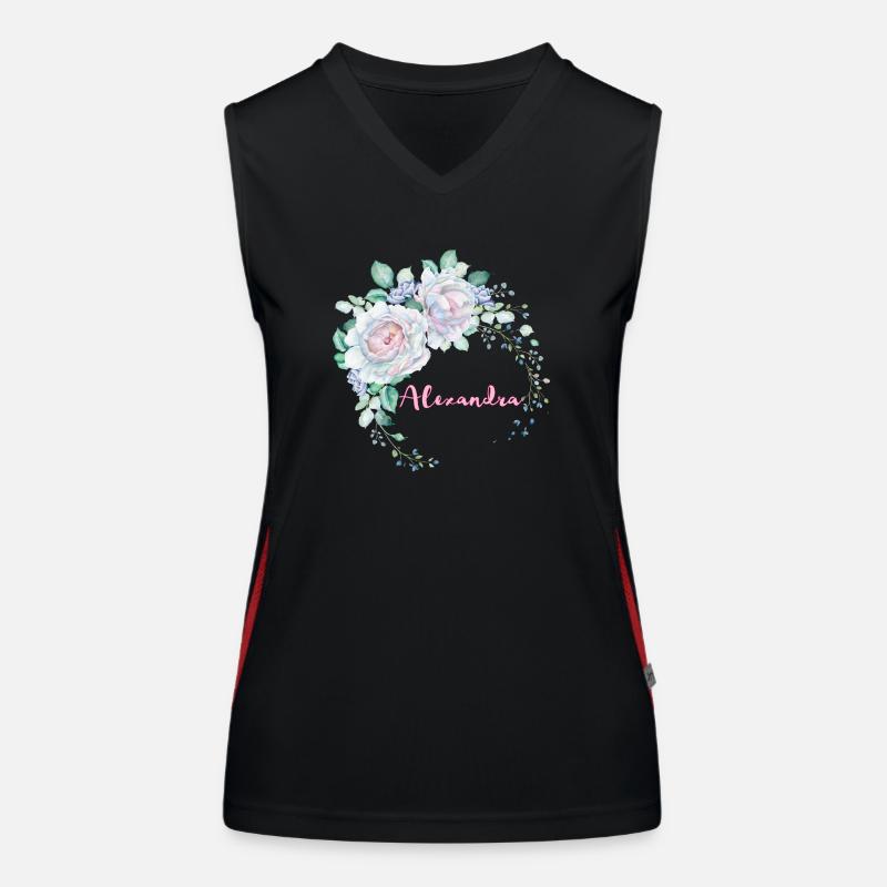 Pour Alexandra Débardeur respirant contrasté Femme