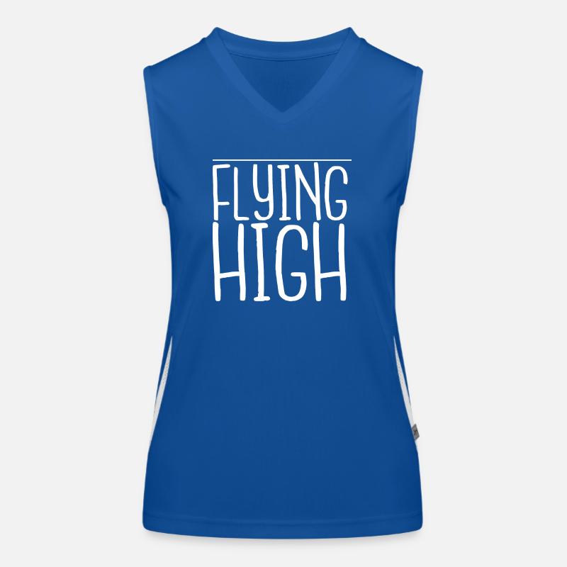 Flying Experiences Geek Soaring Flight Training Women's Functional Contrast Tank Top