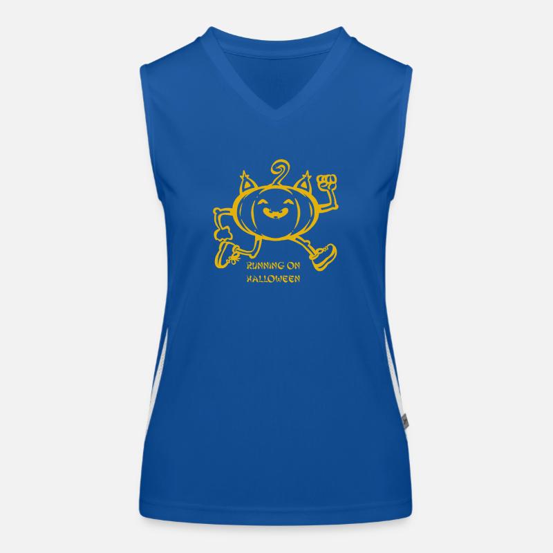 Halloween Running Women's Functional Contrast Tank Top
