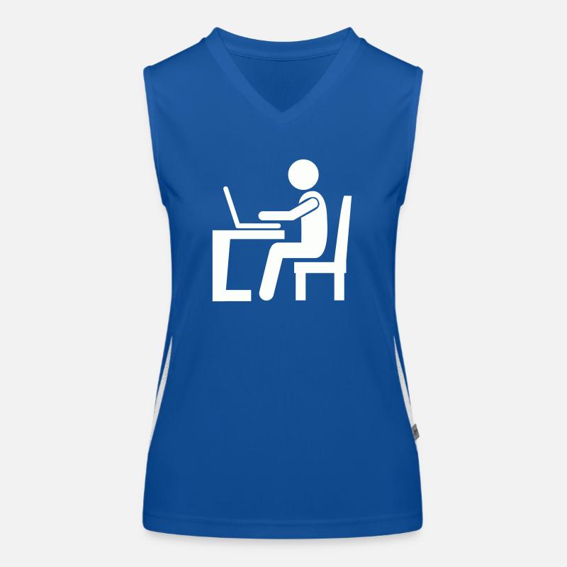 Bureau de travail Débardeur respirant contrasté Femme