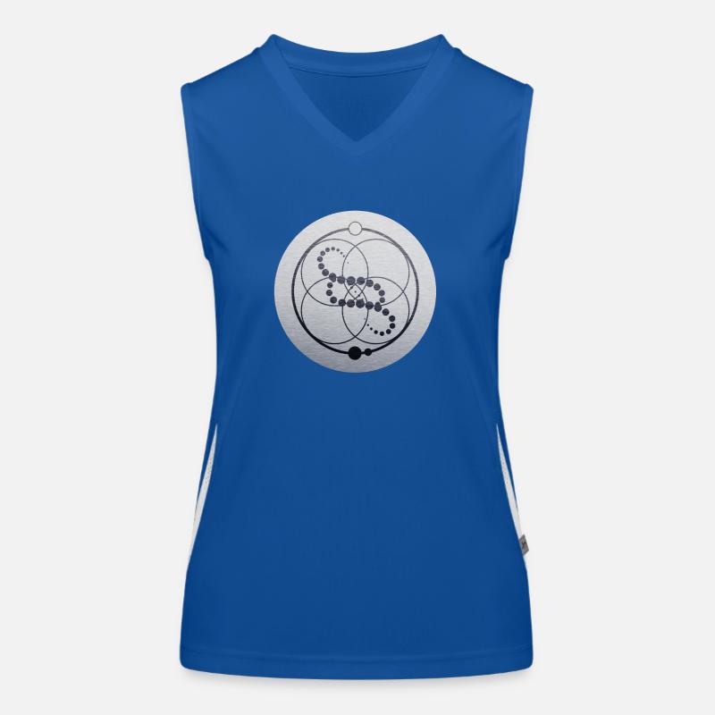 Kornkreis DNS Silber Crop Circle Women's Functional Contrast Tank Top