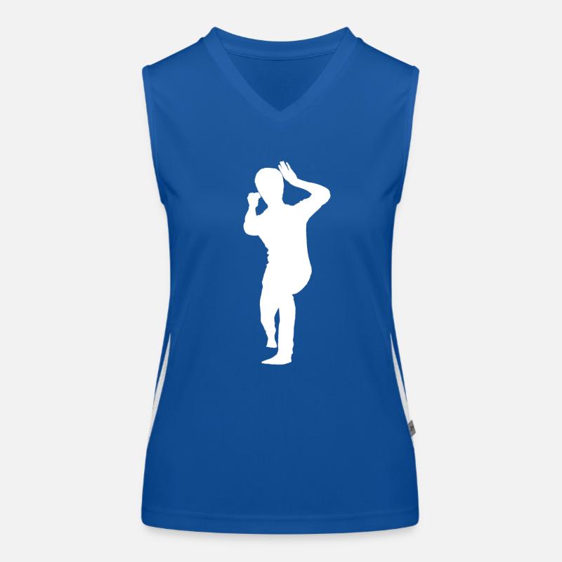 Bruce Lee White Shadow Biu Da Women's Functional Contrast Tank Top