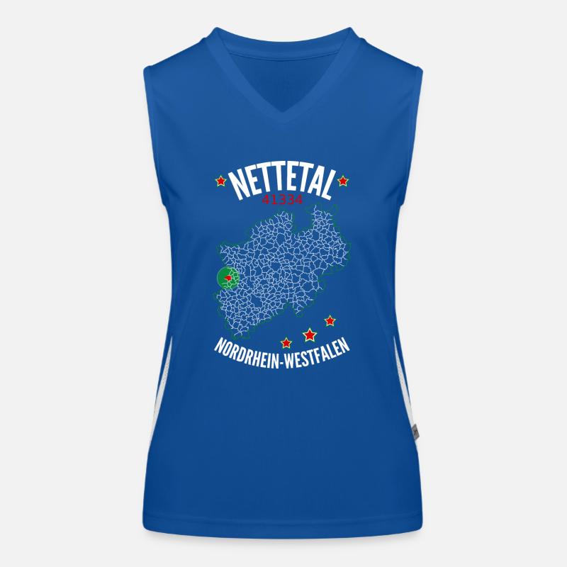 Emplacement Nettetal Débardeur respirant contrasté Femme