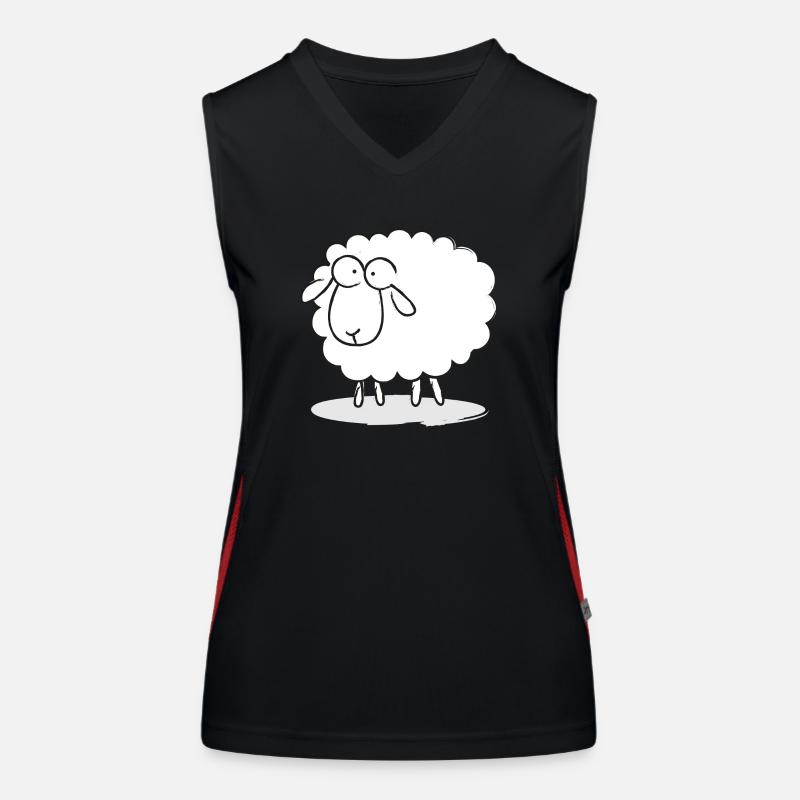 Sheep Women's Functional Contrast Tank Top