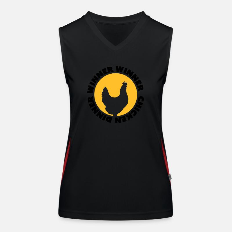 Winner Winner Chicken Dinner Women's Functional Contrast Tank Top