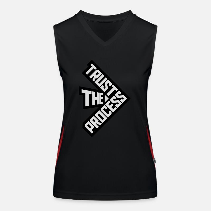 faire confiance au processus Devis Débardeur respirant contrasté Femme