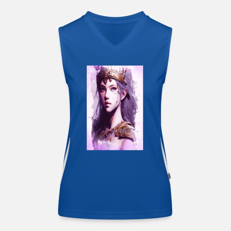 Valkyrie Amazon Warrior Fine Art Affiche Débardeur respirant contrasté Femme