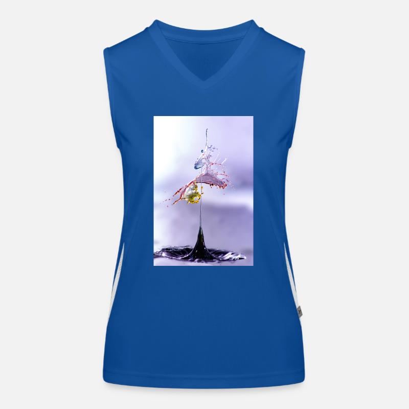 splash 04 Funktionelles Kontrast-Tank Top für Frauen