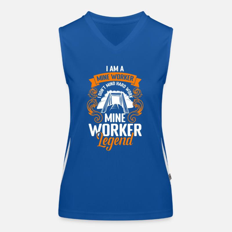 Miner miner pit Women's Functional Contrast Tank Top