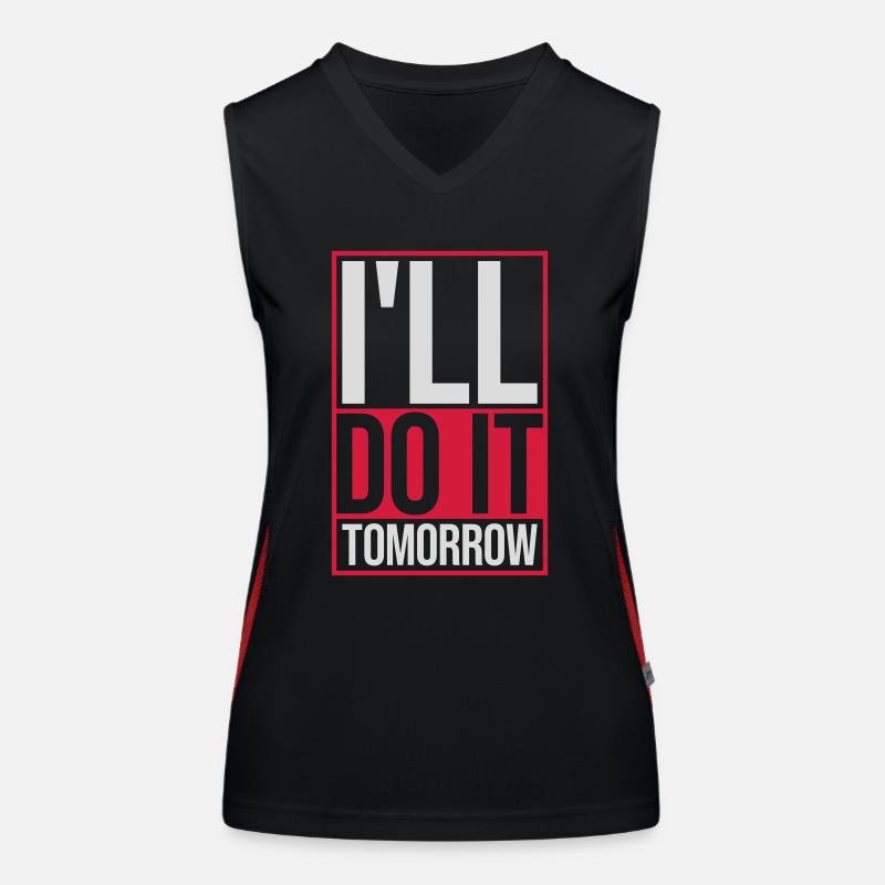 Citation de Do It Tomorrow Débardeur respirant contrasté Femme