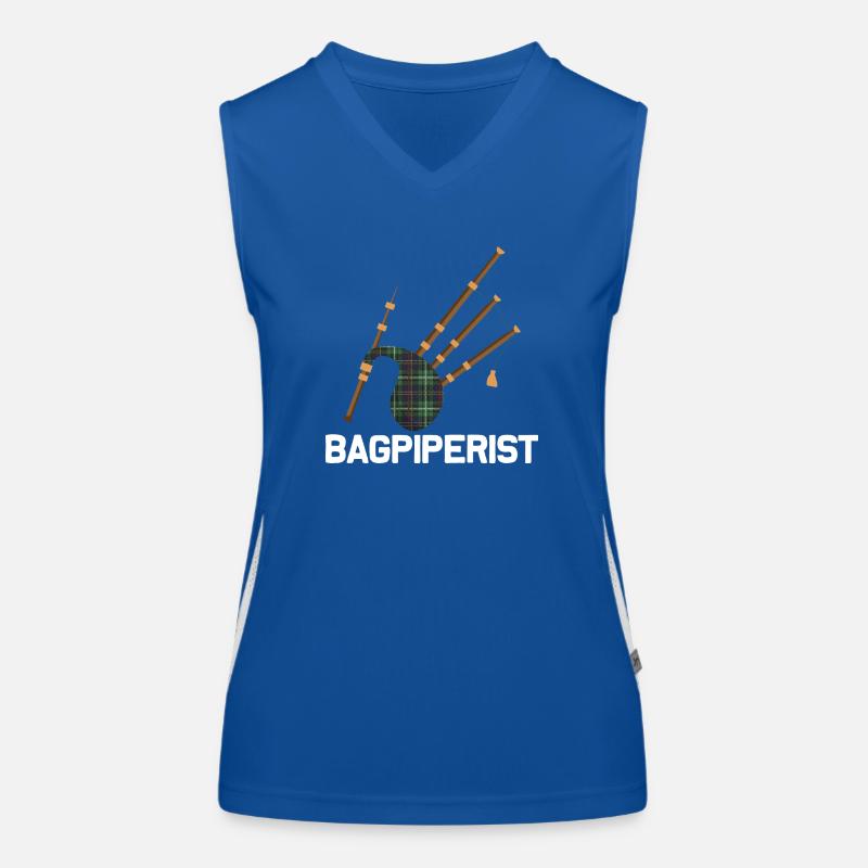 Cornemuse écossaise Cornemuse Débardeur respirant contrasté Femme