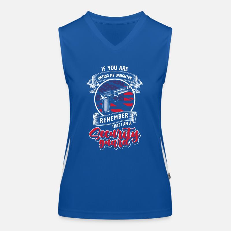 Videur d’agent de sécurité Débardeur respirant contrasté Femme