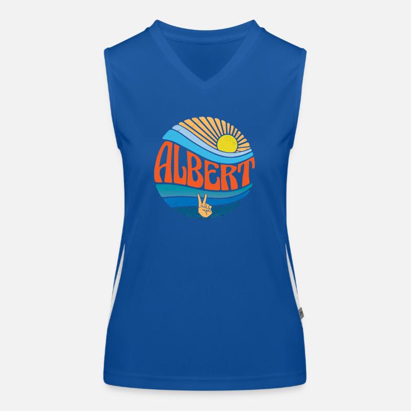 Albert Hemd Vintage Sunset Albert Groovy Tie Dye Funktionelles Kontrast-Tank Top für Frauen