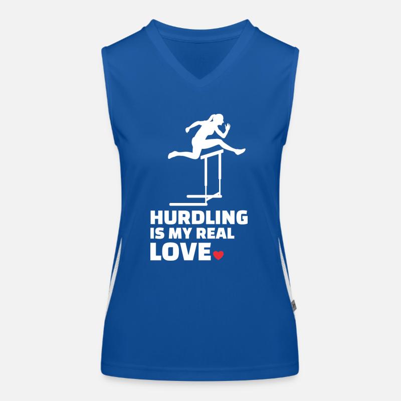 J’aime les obstacles Débardeur respirant contrasté Femme