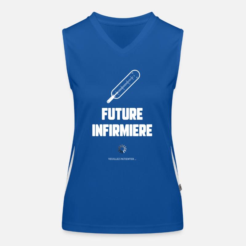 Future infirmière Débardeur respirant contrasté Femme