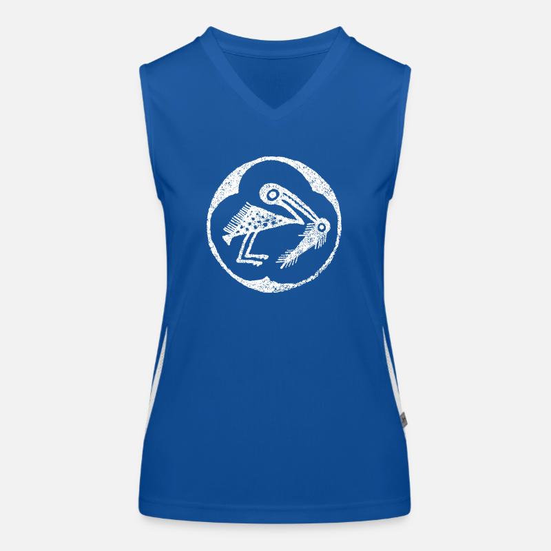 Grey heron Women's Functional Contrast Tank Top