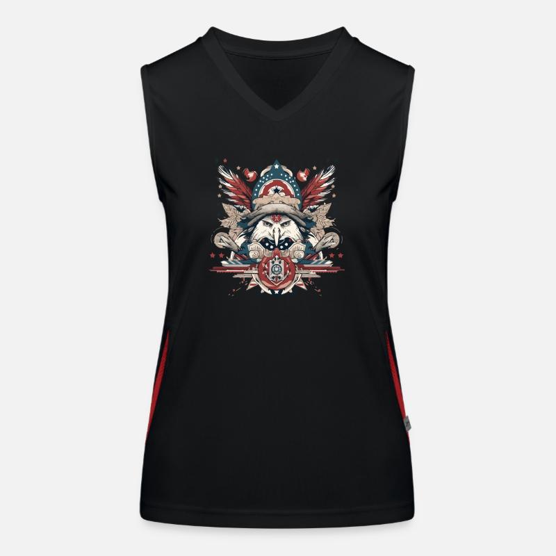 American folklore Women's Functional Contrast Tank Top