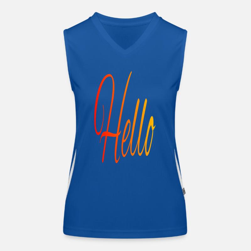 Hello Débardeur respirant contrasté Femme