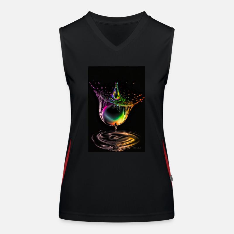 Drops neon 2 Women's Functional Contrast Tank Top