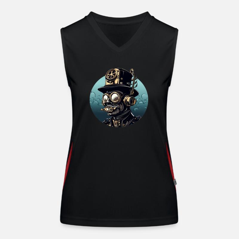 Tauchen 1820 Funktionelles Kontrast-Tank Top für Frauen