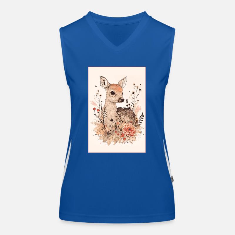 Chevreuil Débardeur respirant contrasté Femme