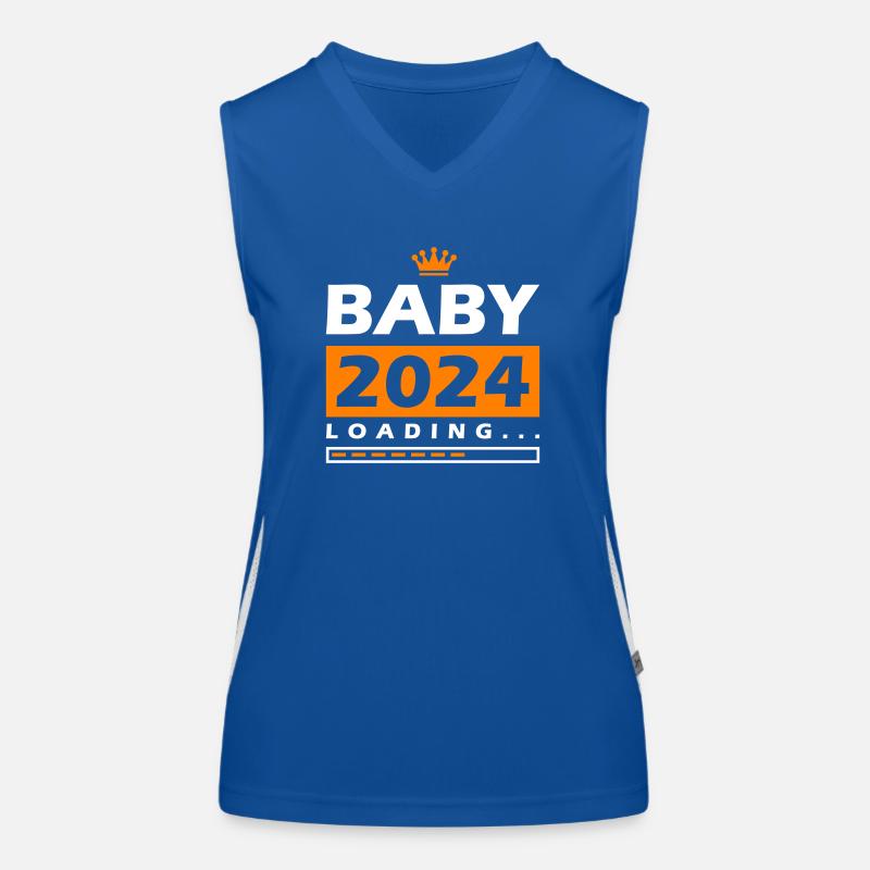 Baby 2024 Loading Funktionelles Kontrast-Tank Top für Frauen