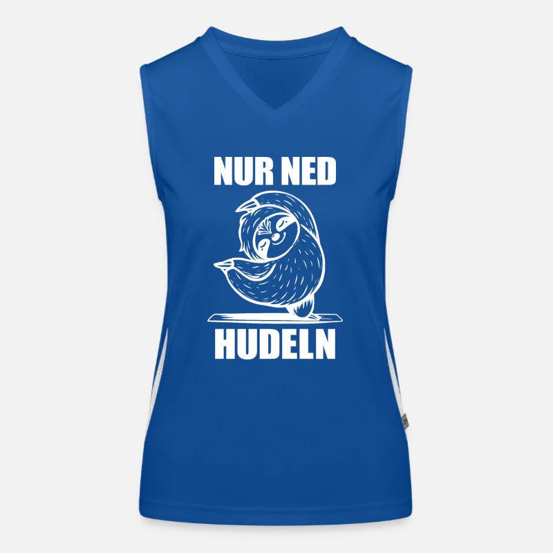 Faultier Nur ned Hudeln Funktionelles Kontrast-Tank Top für Frauen