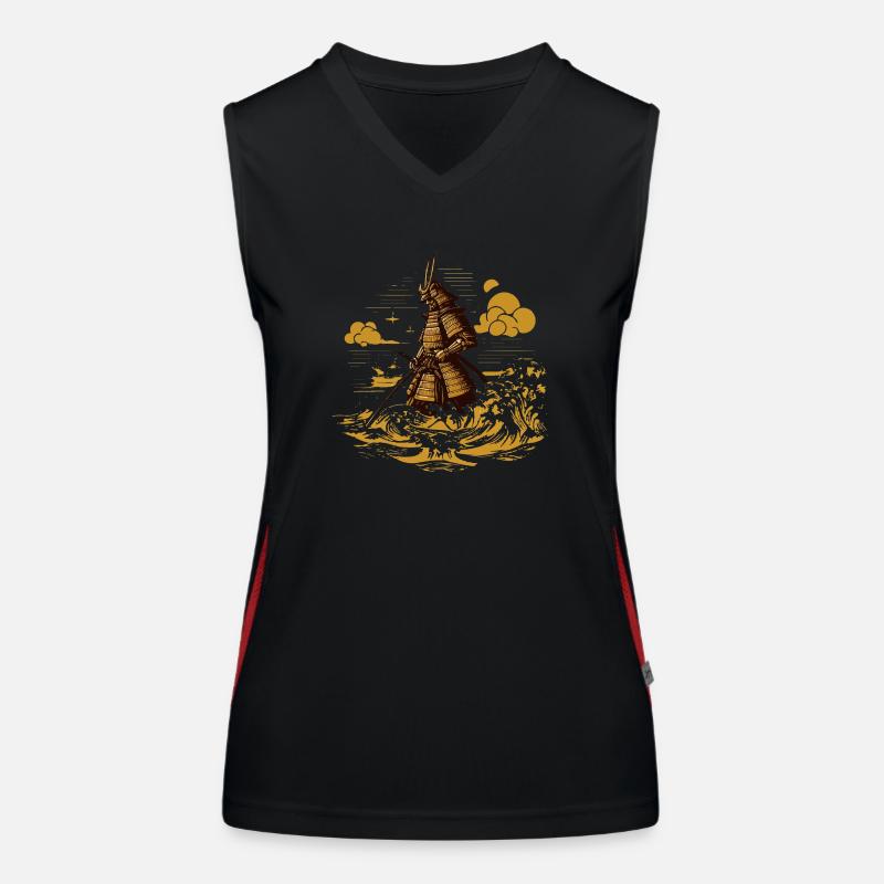 Samurai Funktionelles Kontrast-Tank Top für Frauen