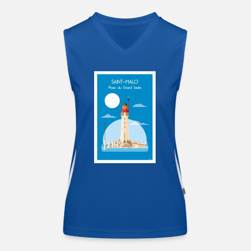LEUCHTTURM DES GROSSEN GARTENS Funktionelles Kontrast-Tank Top für Frauen