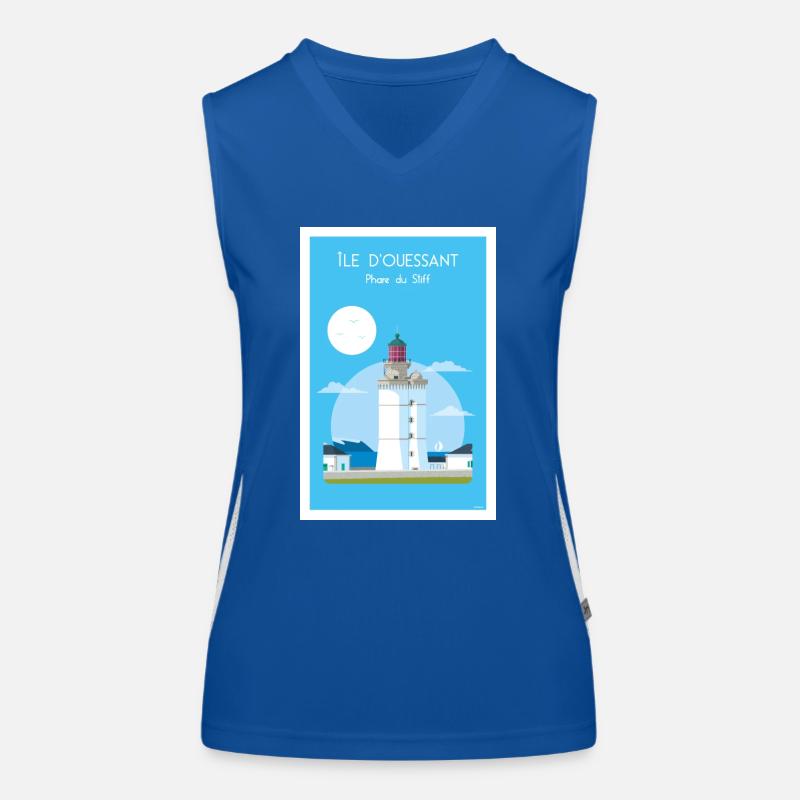 PHARE DU STIFF Débardeur respirant contrasté Femme