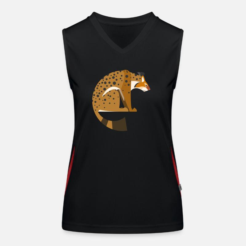 Luchs Funktionelles Kontrast-Tank Top für Frauen