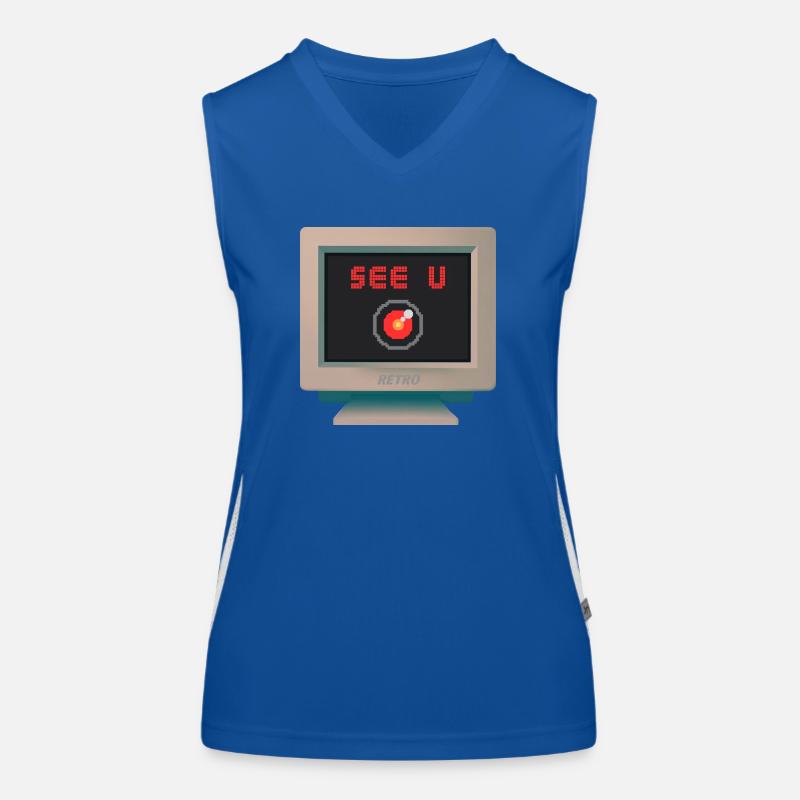 CRT - Siehe U Funktionelles Kontrast-Tank Top für Frauen