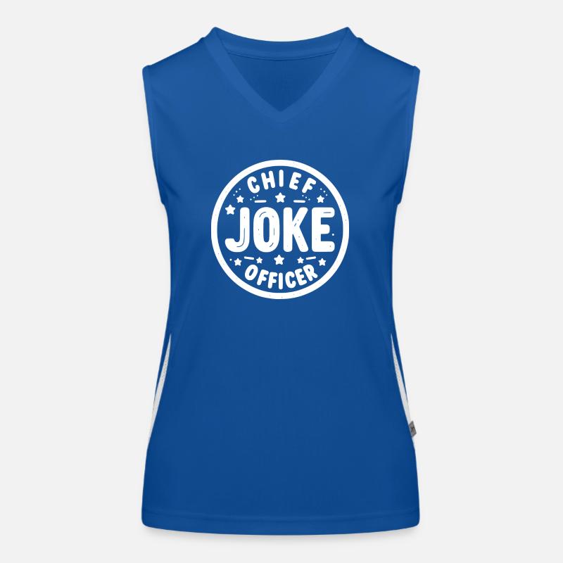 Leitender Witzbold Funktionelles Kontrast-Tank Top für Frauen