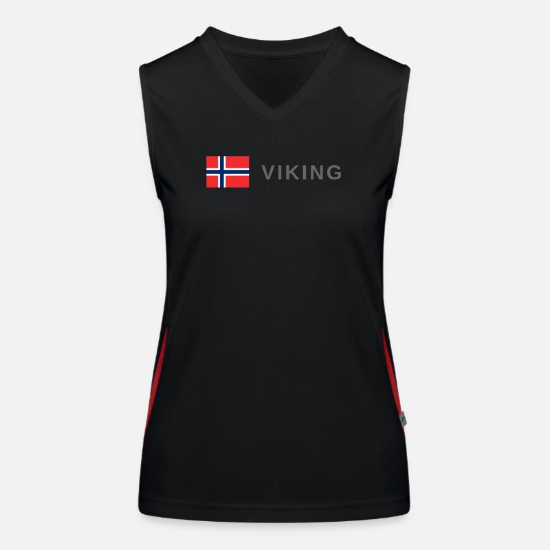 Wikinger Funktionelles Kontrast-Tank Top für Frauen