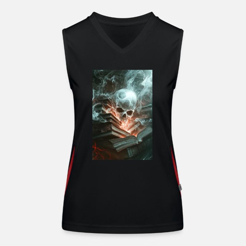 Haunted Knowledge Unleashed Women's Functional Contrast Tank Top