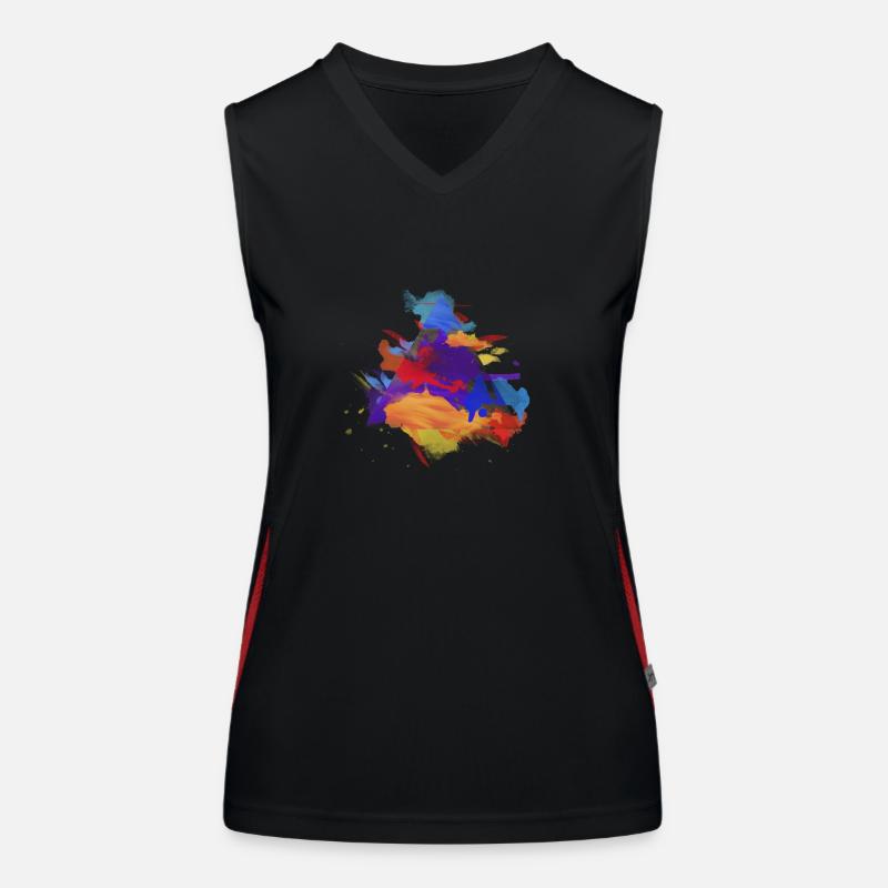 hipster Funktionelles Kontrast-Tank Top für Frauen