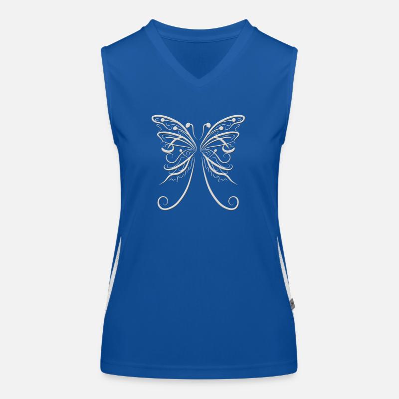 butterfly butterfly Women's Functional Contrast Tank Top