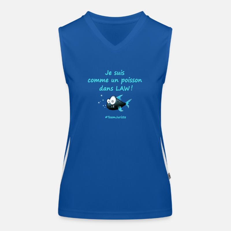 Comme un poisson Débardeur respirant contrasté Femme