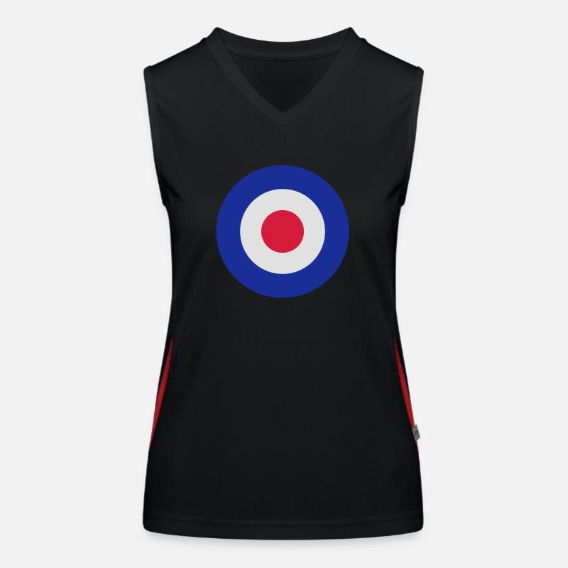 mod-target-3 Funktionelles Kontrast-Tank Top für Frauen