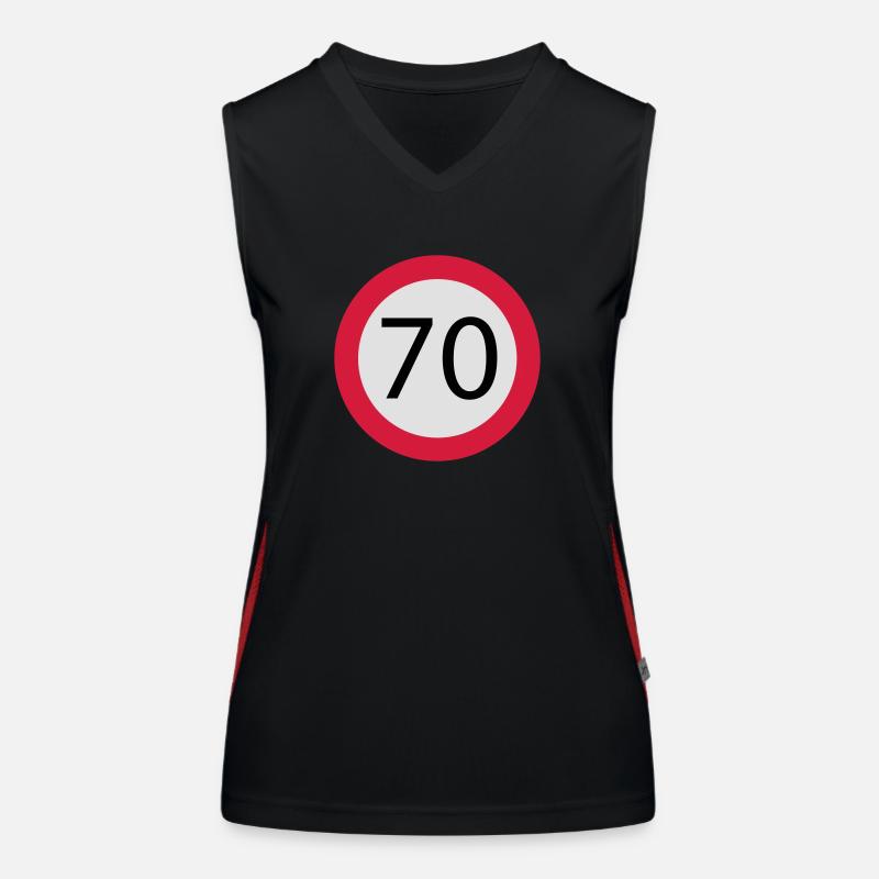 70 Débardeur respirant contrasté Femme