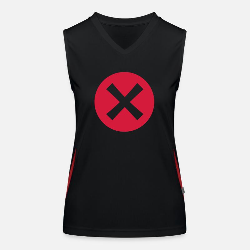 Checkmark Cross Women's Functional Contrast Tank Top