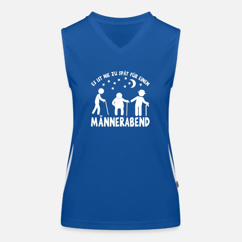 Männerabend Funktionelles Kontrast-Tank Top für Frauen