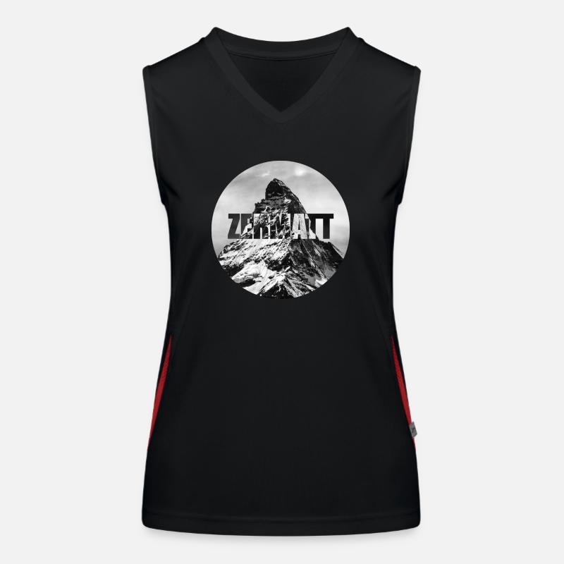 Zermatt Funktionelles Kontrast-Tank Top für Frauen