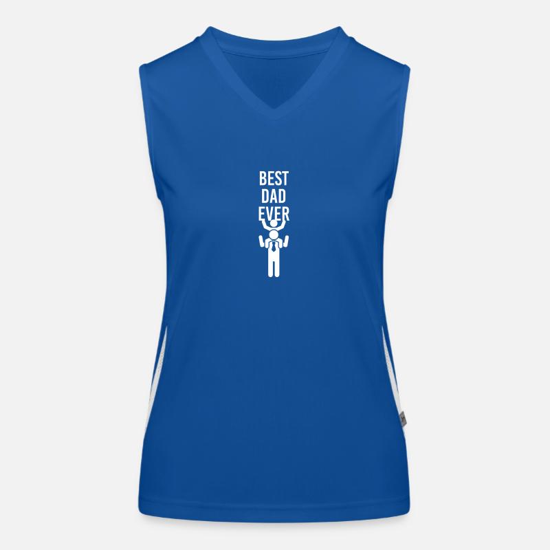 Best Dad Women's Functional Contrast Tank Top