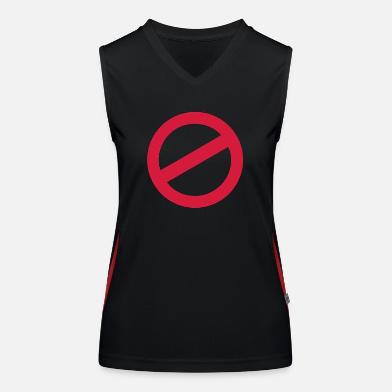 not allowed Women's Functional Contrast Tank Top