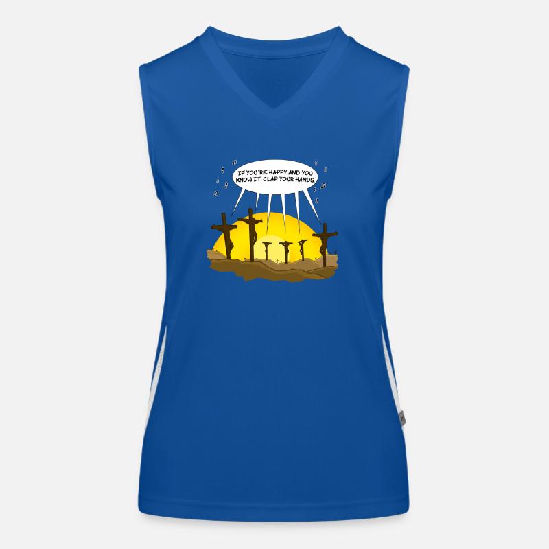 Clap your hands Funktionelles Kontrast-Tank Top für Frauen