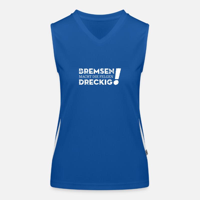 Bremsen... Funktionelles Kontrast-Tank Top für Frauen