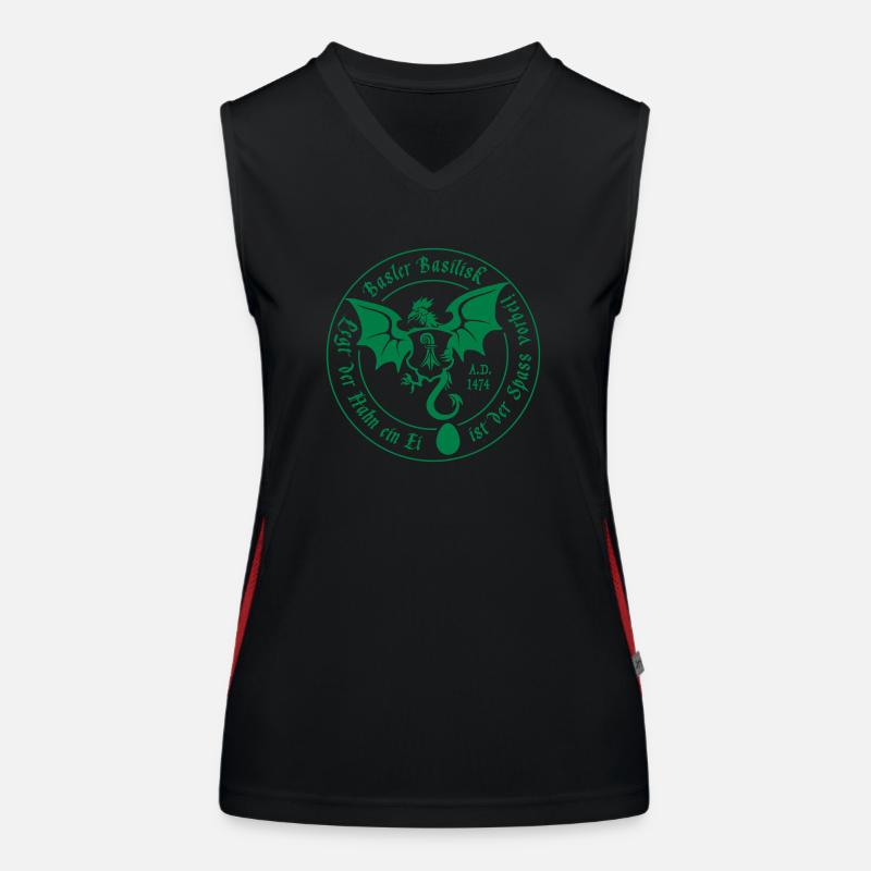 Basilisk Basel Funktionelles Kontrast-Tank Top für Frauen
